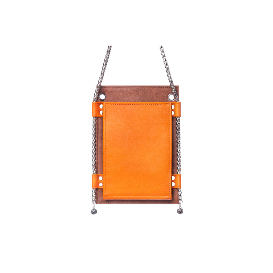 èN #two Burnt Brown & Orange