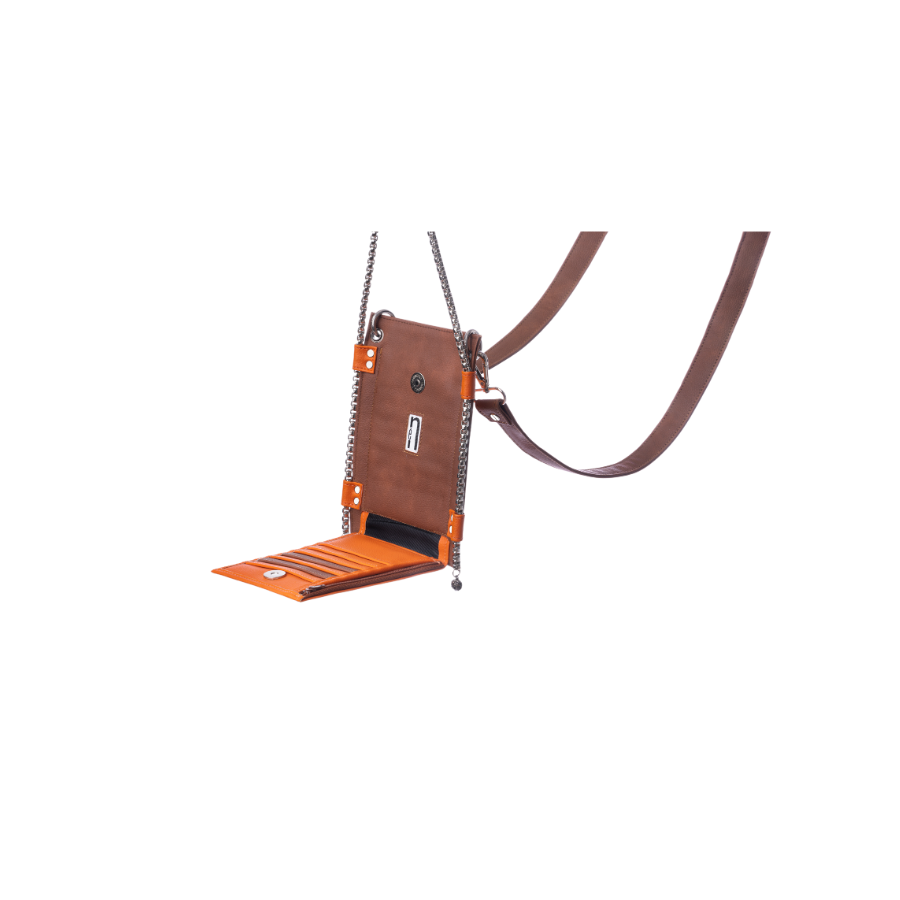 èN #two Burnt Brown & Orange